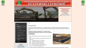 Bauindustrie - Bauunternehmen - Industriebau,  in Polen Przedsiębiorstwo Budownictwa Specjalistycznego Włodimierz Olszewski Sp. jawna